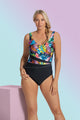 Sunmarin Tropical V Neck B Cup One Piece