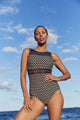Jantzen Linx Mesh High Neck Mastectomy One Piece