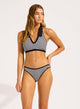 Seafolly Clubhouse Halter Top with Collar
