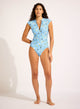 Seafolly Modern Romance Zip Front One Piece