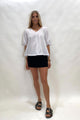 Seashapes V Neck Cotton Top