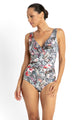 Jantzen Africa Multi Fit Mesh Frill One Piece