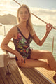 Jantzen Meka Gathered Surplice One Piece