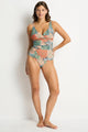 Sea Level Java Cross Front Multifit Singlet Top
