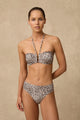 Monte & Lou Belle Mid Rise Ruched Pant