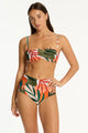 Sea Level Tropaluxe High Waist Gathered Side Pant