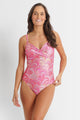 Sunseeker Mystic Glow Twist Front One Piece
