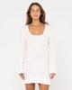 Rusty Leo Long Sleeve Knit Mini Dress