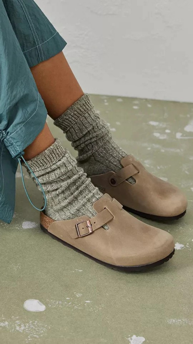 Birkenstock boston tobacco brown on sale