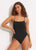 Seafolly Sea Dive Scoop Neck Drawstring Side One Piece