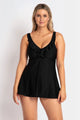 Jantzen Mesh Ruffle Swim Dress
