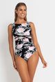Jantzen Fleurette High Neck Mastectomy One Piece