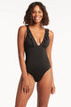 Sea Level Essential Frill One Piece