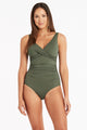 Sea Level Essentials Cross Front Multifit One Piece