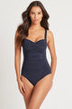 Sea Level Plain Twist Front One Piece