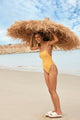 Seafolly Sea Dive Scoop Neck Drawstring Side One Piece
