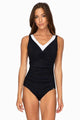 Jantzen Heritage Classic DDE Front Ruch One Piece Black