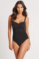 Sea Level Essentials Twist Front Multifit One Piece