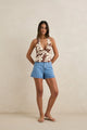 Rhythm Melia Floral Halter Top