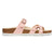 Birkenstock Franca Shiny Embossed Light Rose Birko-Flor Regular