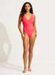 Seafolly SeaDive Deep V Neck One Piece