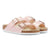 Birkenstock Arizona Shiny Embossed Light Rose Birko-Flor Narrow