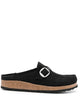 Birkenstock Buckley Black Suede Leather Regular