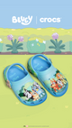 Crocs Bluey Toddler Blue Multi Clog