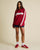 Rusty White Lines Long Sleeve Crew Neck Knit
