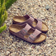 Birkenstock Arizona SFB Faded Purple Suede Leather Narrow