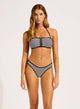 Seafolly Clubhouse Scoop High Cut Rio