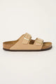 Birkenstock Arizona SFB Sandcastle Nubuck Leather Narrow