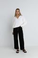 Rhythm Muse V Neck Collared Jumper