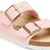 Birkenstock Arizona Shiny Embossed Light Rose Birko-Flor Narrow