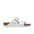 Birkenstock Arizona Shiny Embossed White Birko-Flor Narrow