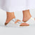 Birkenstock Arizona Shiny Embossed White Birko-Flor Narrow