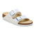 Birkenstock Arizona Shiny Embossed White Birko-Flor Narrow