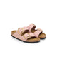 Birkenstock Arizona Big Buckle Soft Pink Nubuck Leather Narrow