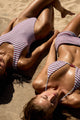 bond-eye Stripe Micro Beaded Ingrid Tri