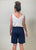 Seashapes Drawstring Long Cotton Short