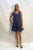 Seashapes Ripples V Neck Dress