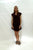 Seashapes Plain V Neck Crinkle Kaftan