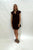 Seashapes Plain V Neck Crinkle Kaftan