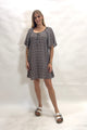Zellsea Shell Flute Sleeve Dress
