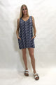 Seashapes Chains V Neck Pocket Dress