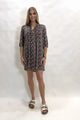 Seashapes Chains Pintuck Kaftan