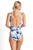 Jantzen Swimwear Anchor Gathered Surplice One Piece
