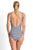 Jantzen Anchor Stripe Gathered Surplice One Piece
