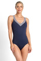 Jantzen Anchor Stripe E/F Framed One Piece