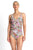 Jantzen Lilymaze Twist Front One Piece